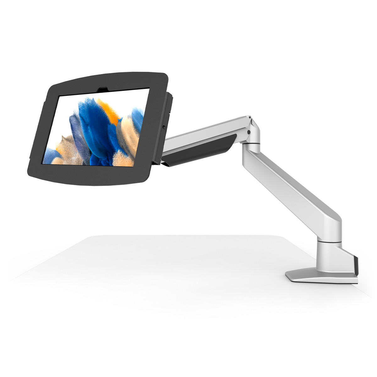 Compulocks Reach Articulating Arm Mount with Space Enclosure for Galaxy Tab A8 10.5-inch - Black