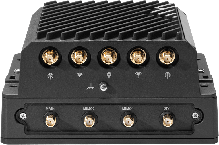 Cradlepoint RX20-MC ruggedized managed accessory module that attaches to the R920 router, with a modem slot, serial port and GPIO connector. — view 4