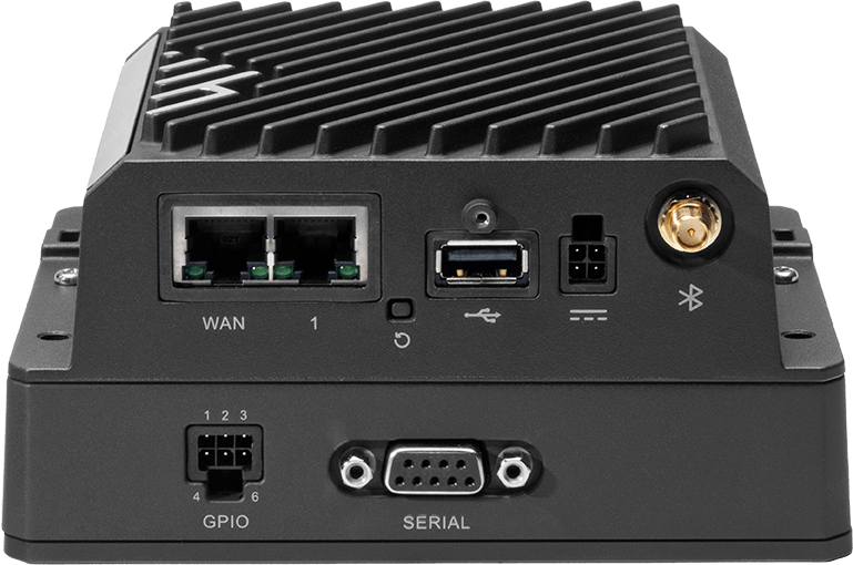 Cradlepoint RX20-MC ruggedized managed accessory module that attaches to the R920 router, with a modem slot, serial port and GPIO connector. — view 5