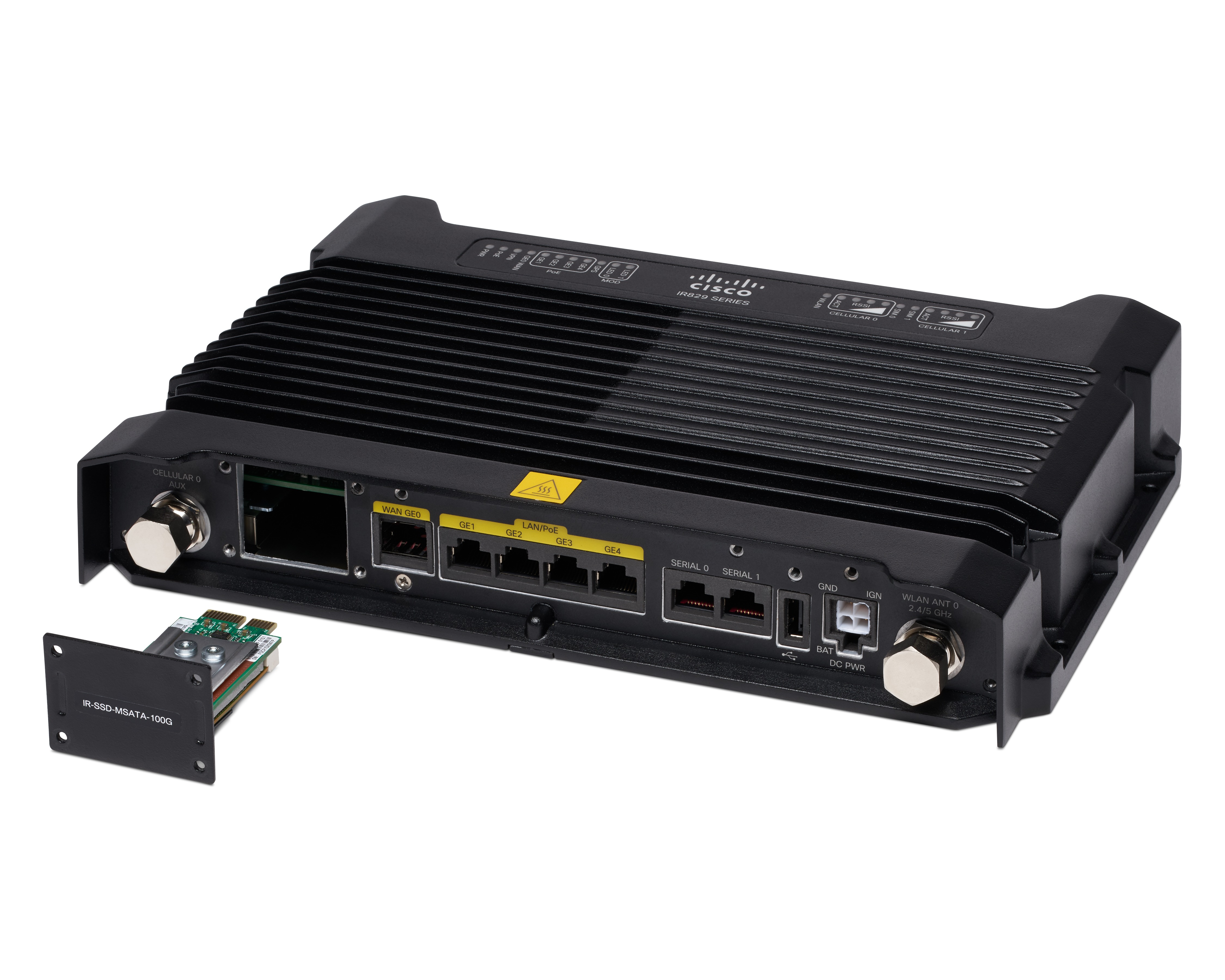 Cisco IR829M-LTE-LA-ZK9 Industrial 4G LTE Router with Dual-Band Wi-Fi, PoE and SFP