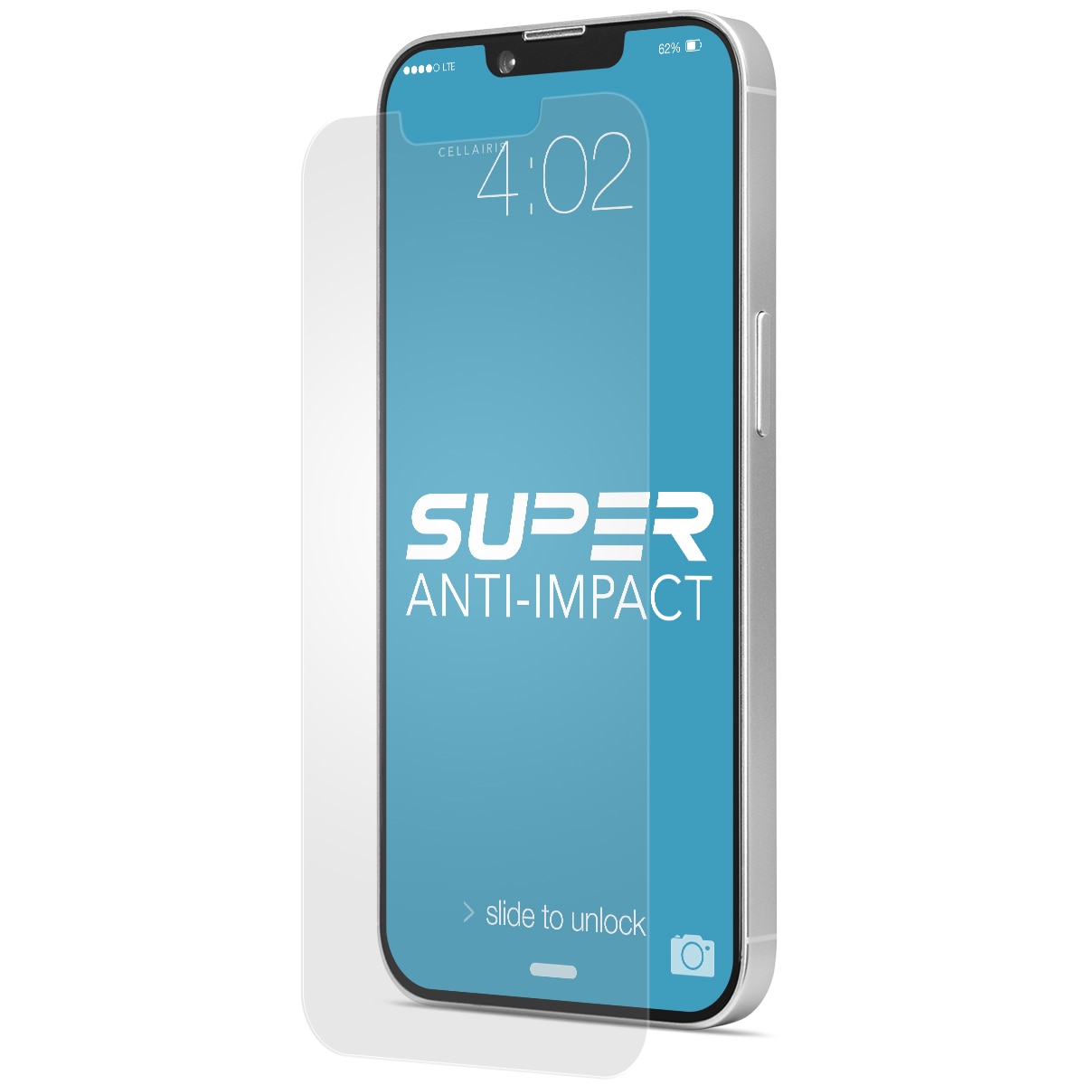 Cellairis Shell Shock Super Anti-Impact Tempered Glass Screen Protector for iPhone 17e, 16e, 14, 13 Pro and 13
