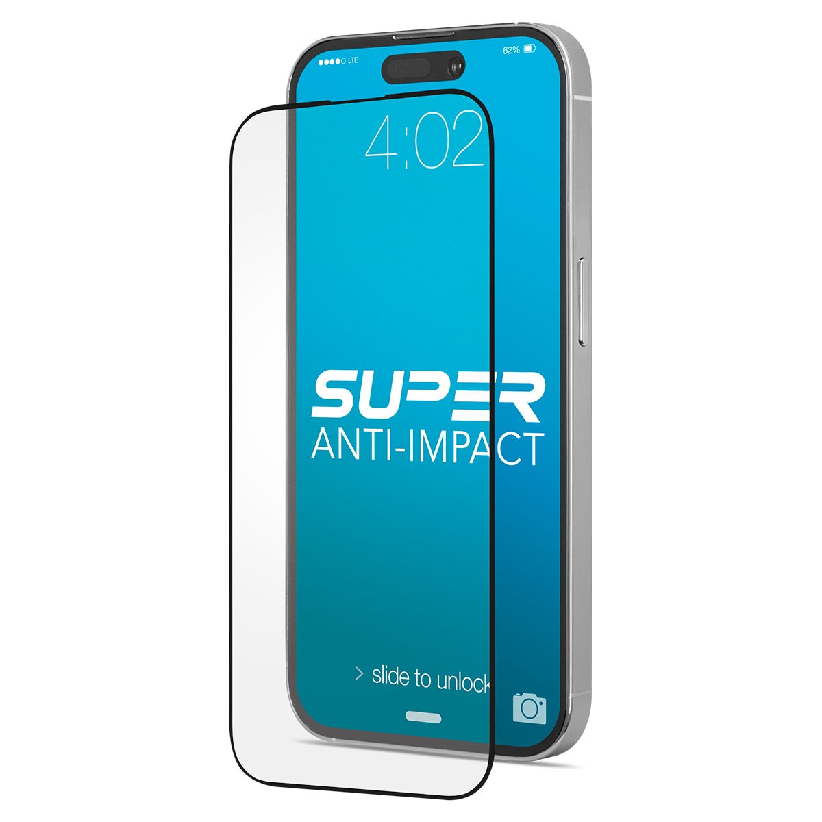 Cellairis Shell Shock Super Anti-Impact Tempered Glass Screen Protector for iPhone 16, iPhone 15 and iPhone 15 Pro