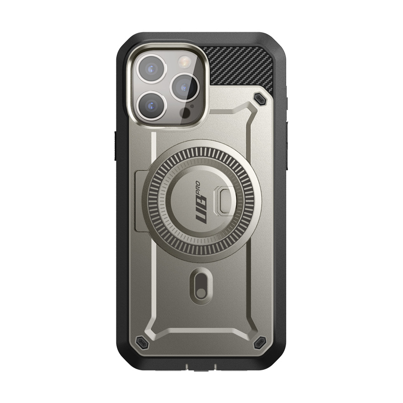 SUPCASE Unicorn Beetle Pro Mag Rugged MagSafe Case for iPhone 15 Pro Max (6.7-inch), Titan Gray