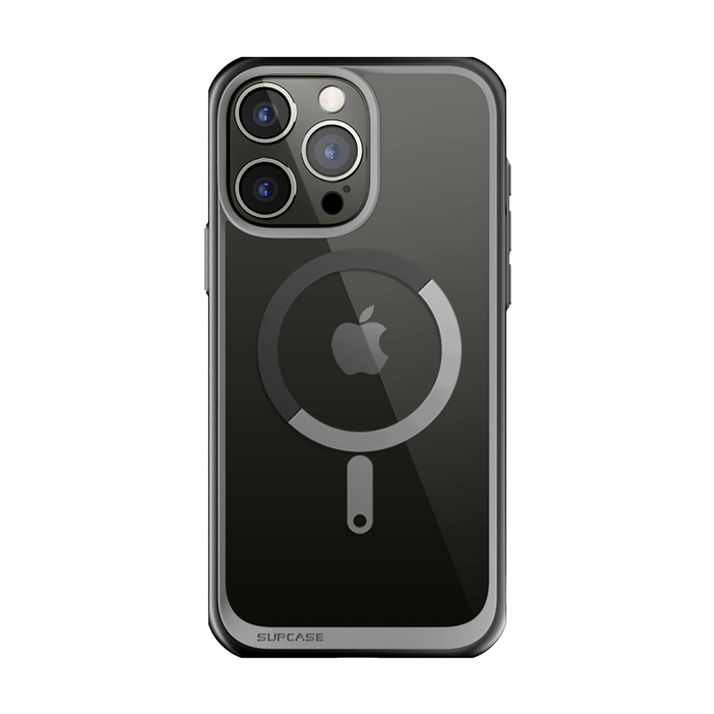 SUPCASE Unicorn Beetle Mag Slim Clear MagSafe Case for iPhone 15 Pro Max in Black