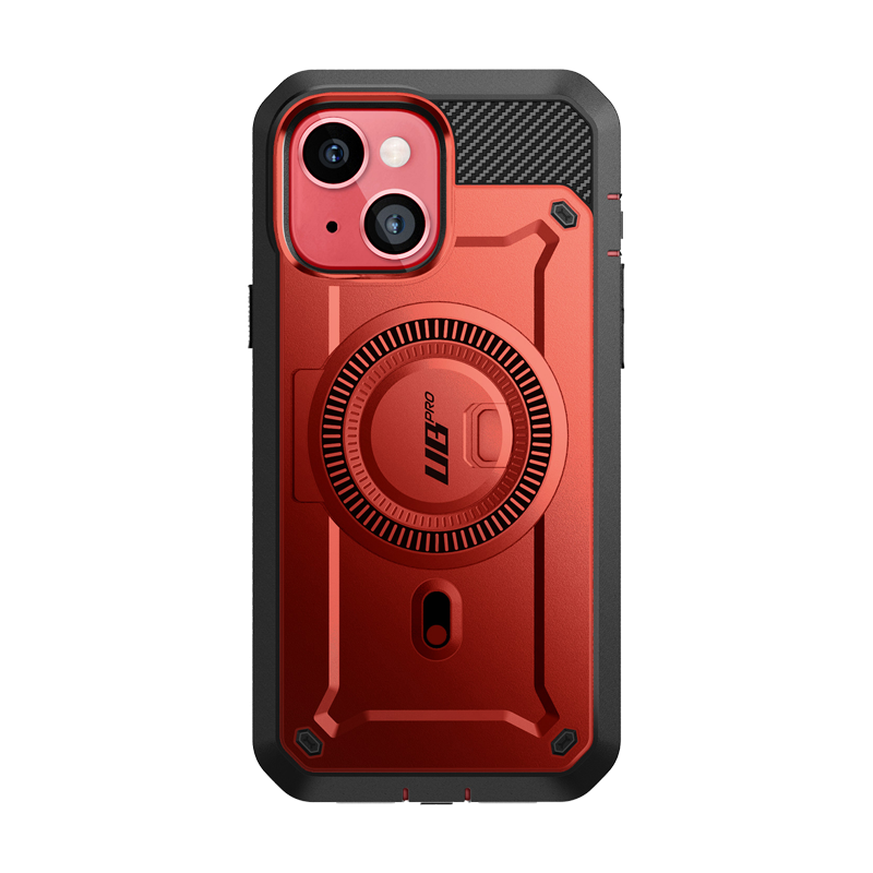 SUPCASE Unicorn Beetle Pro Mag Rugged MagSafe Case for iPhone 15 6.1-Inch, Metallic Red