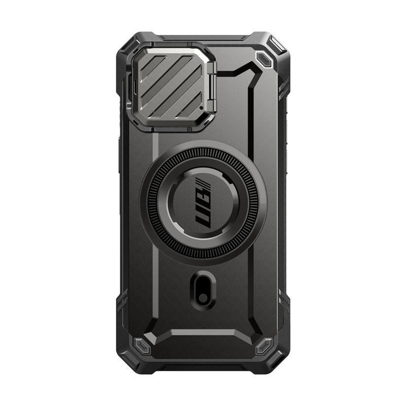 SUPCASE Unicorn Beetle MAG XT MagSafe Case with Kickstand for iPhone 15 Pro 6.1-Inch - Black