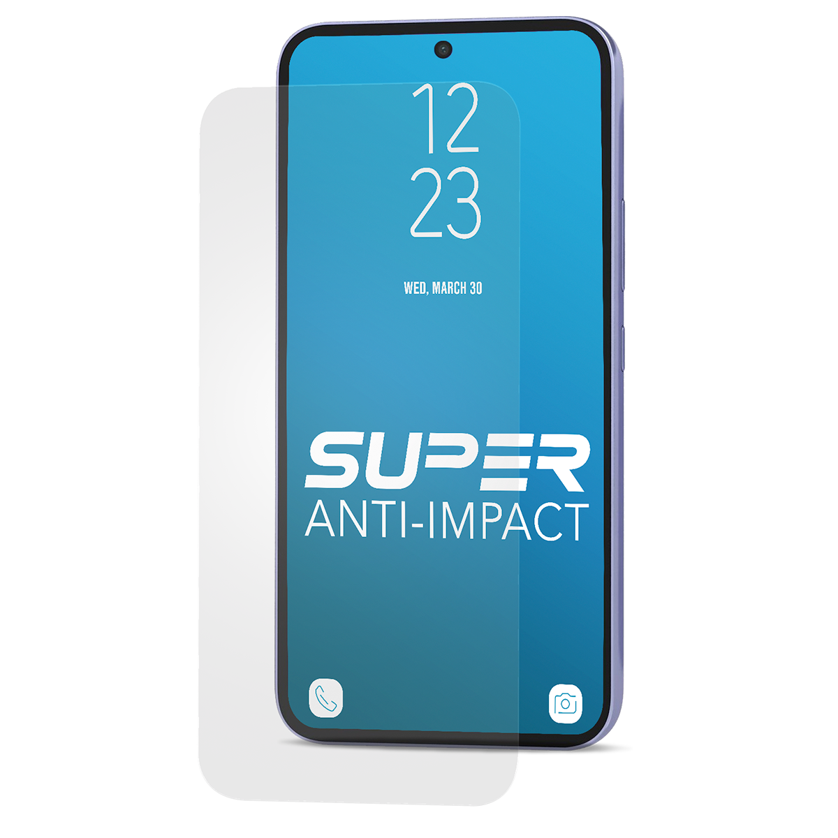 Cellairis Shell Shock Super Anti-Impact Tempered Glass Screen Protector for Samsung Galaxy S23 FE and Galaxy A54 5G