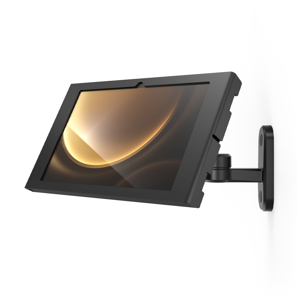 Compulocks Apex Swing Arm Wall Mount for Galaxy Tab S9+, S9 FE+ and S10+ 12.4-Inch, Black