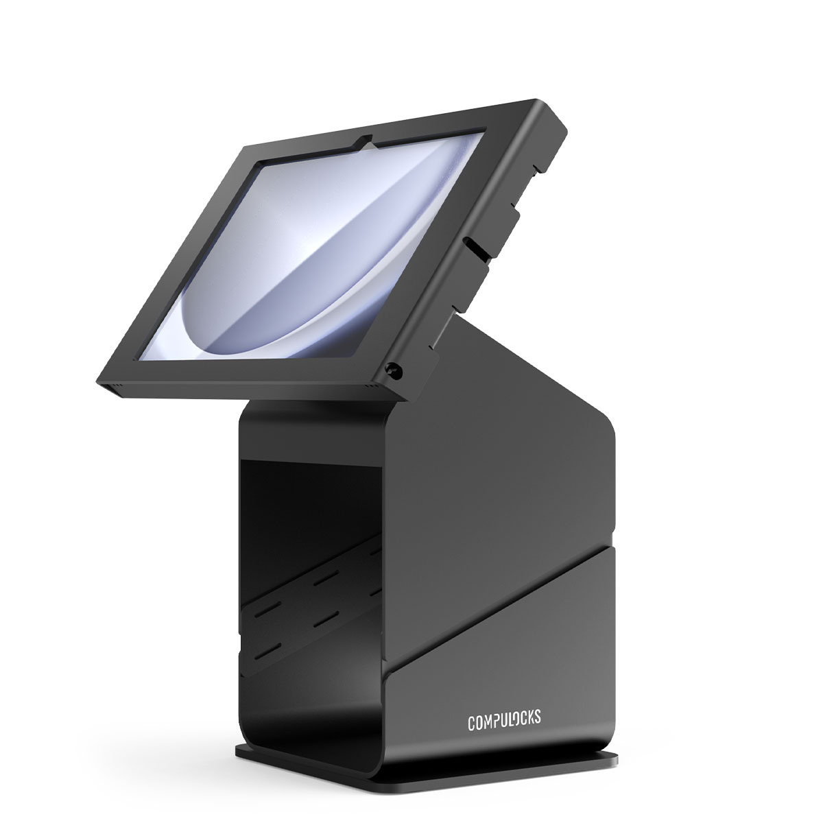 Compulocks Tablet Printer Kiosk with Apex Enclosure for Galaxy Tab A9+/A11+ 11" - Black