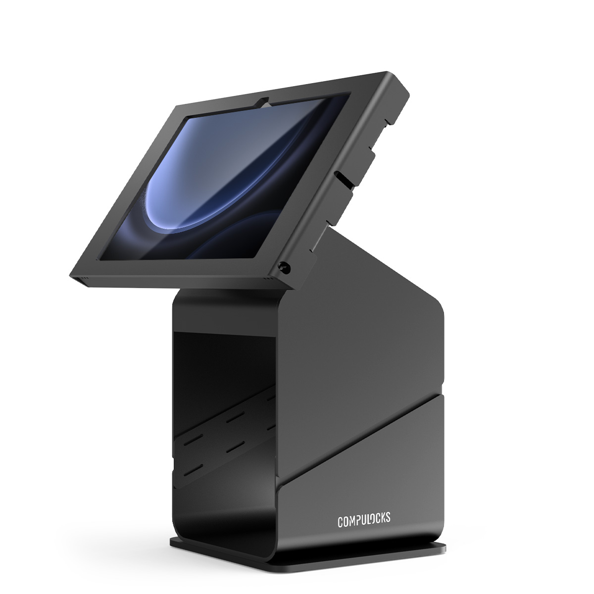 Compulocks Tablet Printer Kiosk with Apex Enclosure for Galaxy Tab S9/S9 FE/S10 FE/S10 Lite/S11 - Black