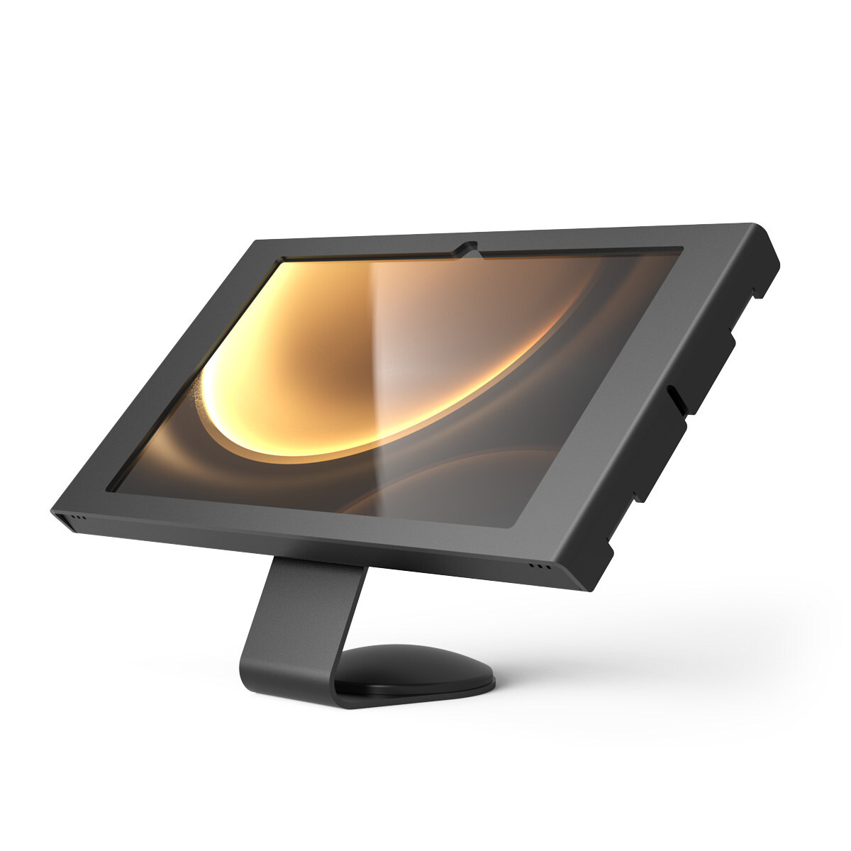Compulocks Apex Galaxy Tab S9+/S9 FE+/S10+ 12.4-Inch Enclosure with Core Counter Stand, Black
