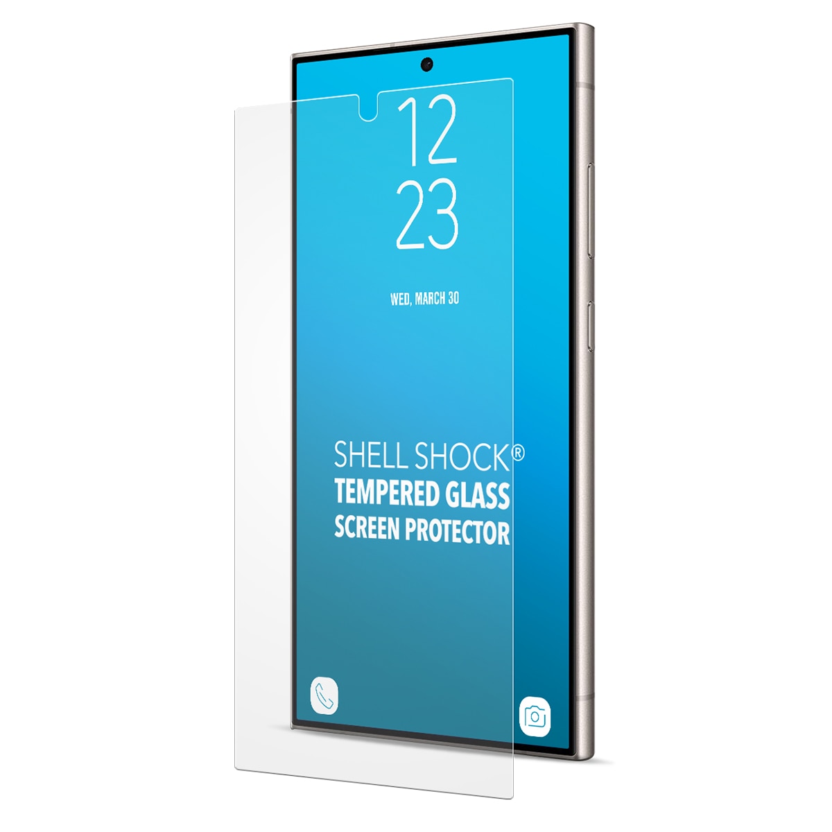 Cellairis Shell Shock Super Anti-Impact Tempered Glass Screen Protector for Samsung Galaxy S24 Ultra