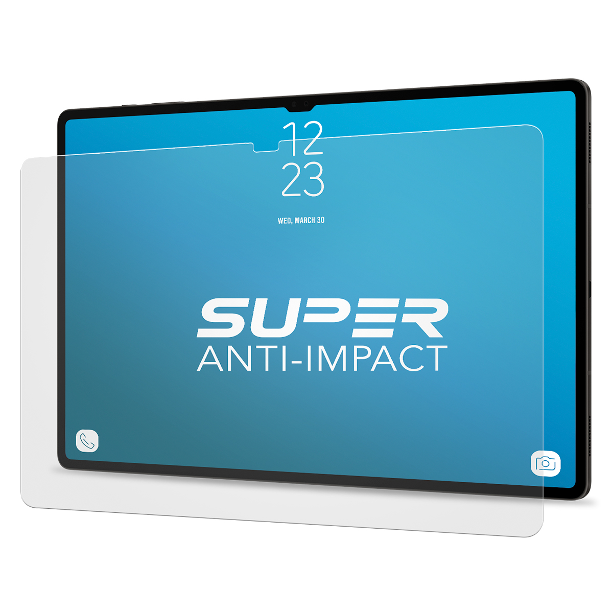 Cellairis Shell Shock Super Anti-Impact Glass Screen Protector for Galaxy Tab S10, S9, S8 and S7 Ultra 14.6 (Bulk)