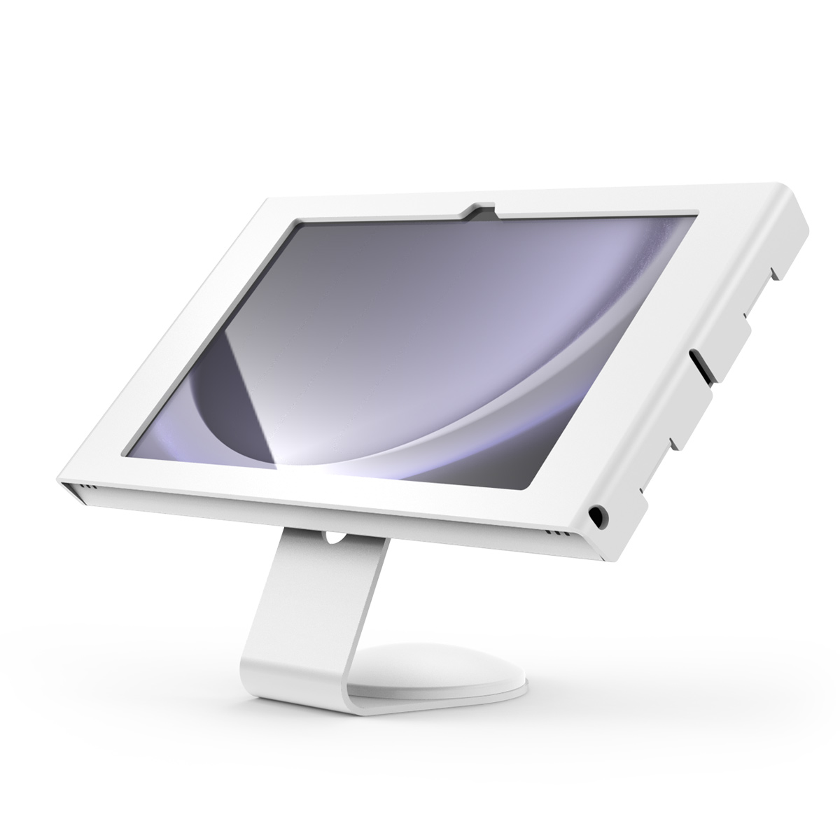 Compulocks Apex Galaxy Tab A9+/A11+ 11-Inch Enclosure with Core Counter Stand or Wall Mount, White