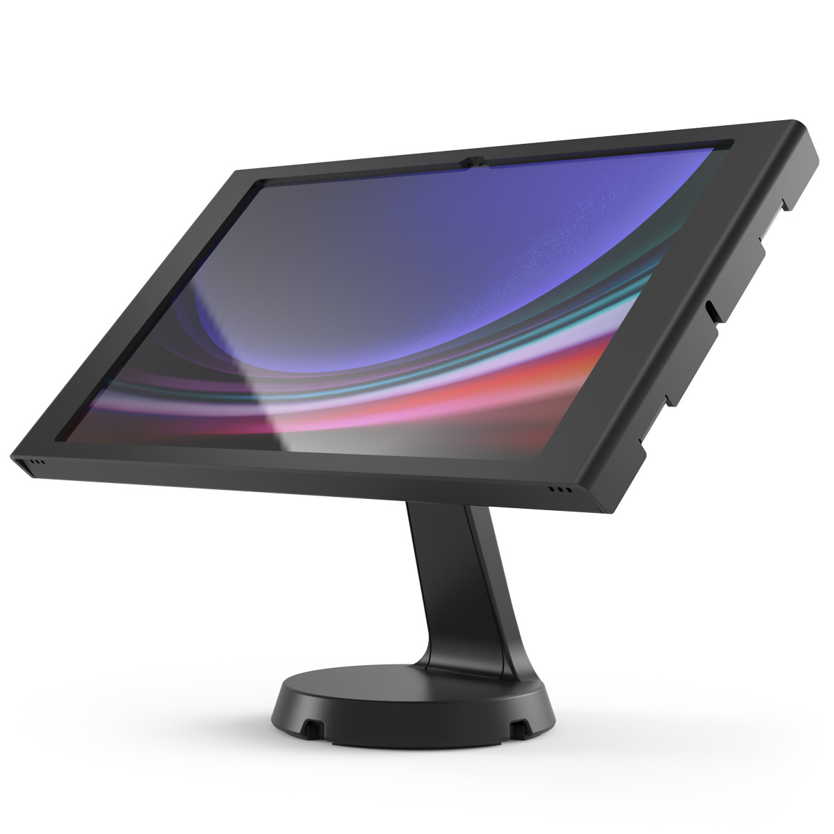 Compulocks Apex Galaxy Tab S9/S10/S11 Ultra 14.6-Inch Secured Enclosure with Mast Counter Stand, Black