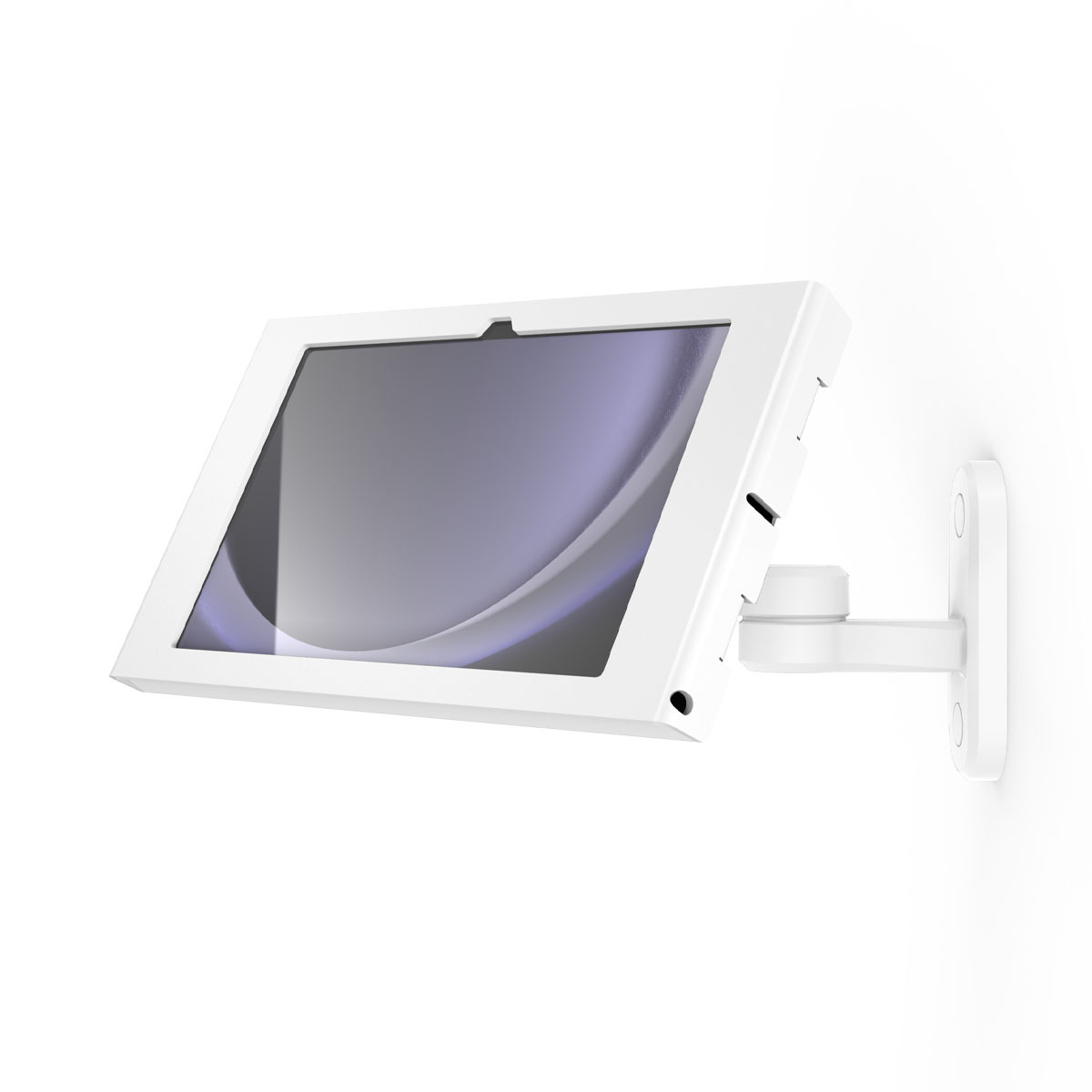 Compulocks Apex Galaxy Tab A9+/A11+ 11-Inch Enclosure with Swing Wall Mount Arm, White