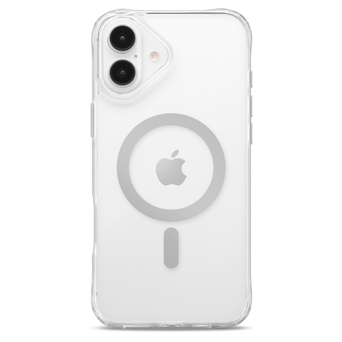 Cellairis Showcase Halo Clear MagSafe Case for iPhone 16 Plus with Silver Ring