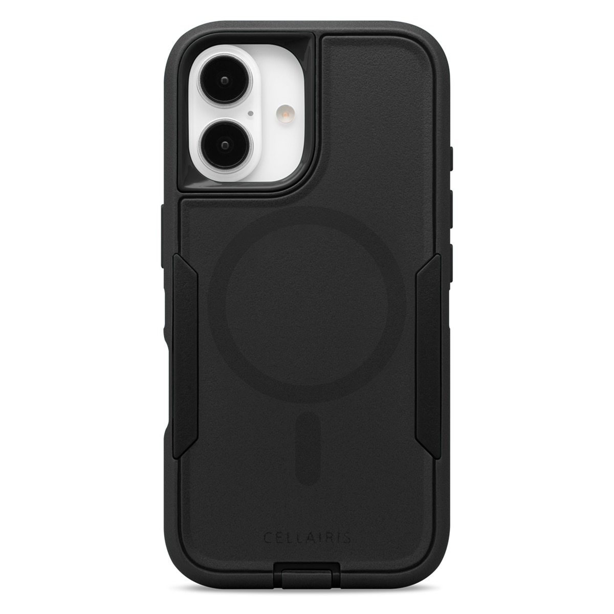 Cellairis Rapture Rugged Case for iPhone 16 with MagSafe – Black
