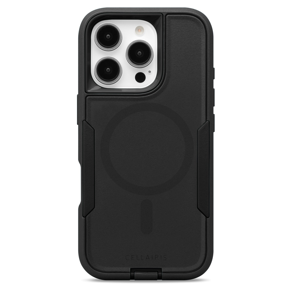 Cellairis Rapture Rugged Case for iPhone 16 Pro with MagSafe, Black