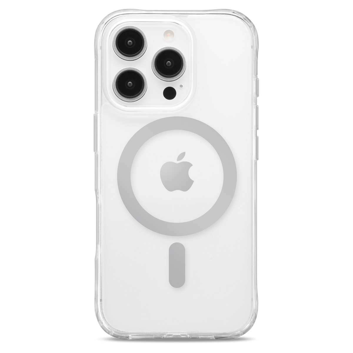 Cellairis Showcase Halo Clear MagSafe Case for iPhone 16 Pro with Silver MagSafe Ring