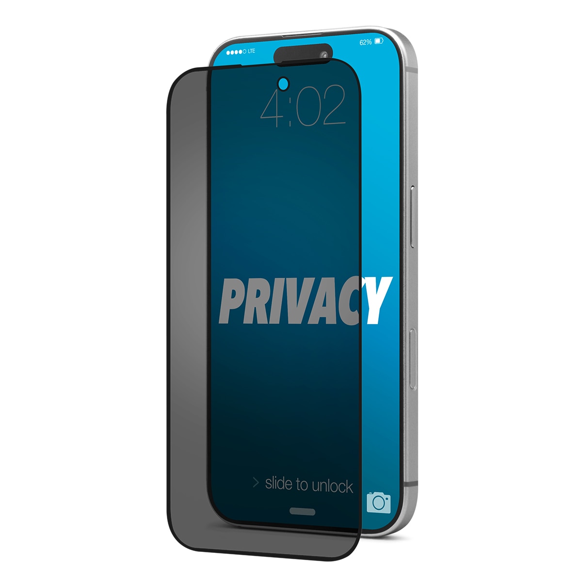 Cellairis Shell Shock Privacy Tempered Glass Screen Protector for iPhone 16 Pro