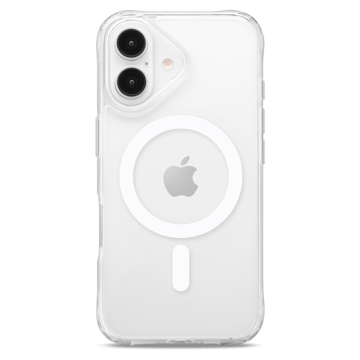 Cellairis Showcase Halo Clear MagSafe Case for iPhone 16 with White Ring