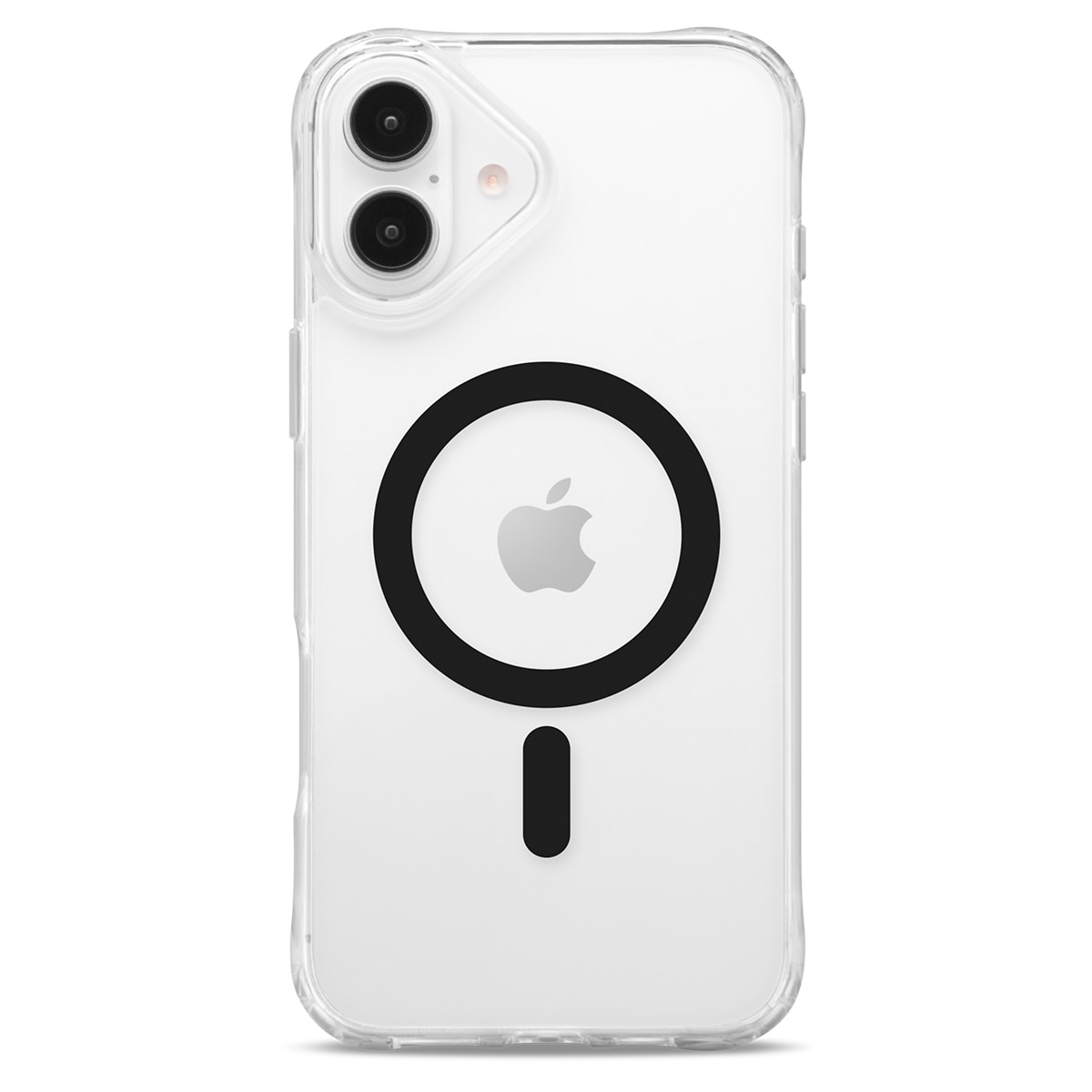 Cellairis Showcase Halo Clear MagSafe Case for iPhone 16 Plus with Black MagSafe Ring