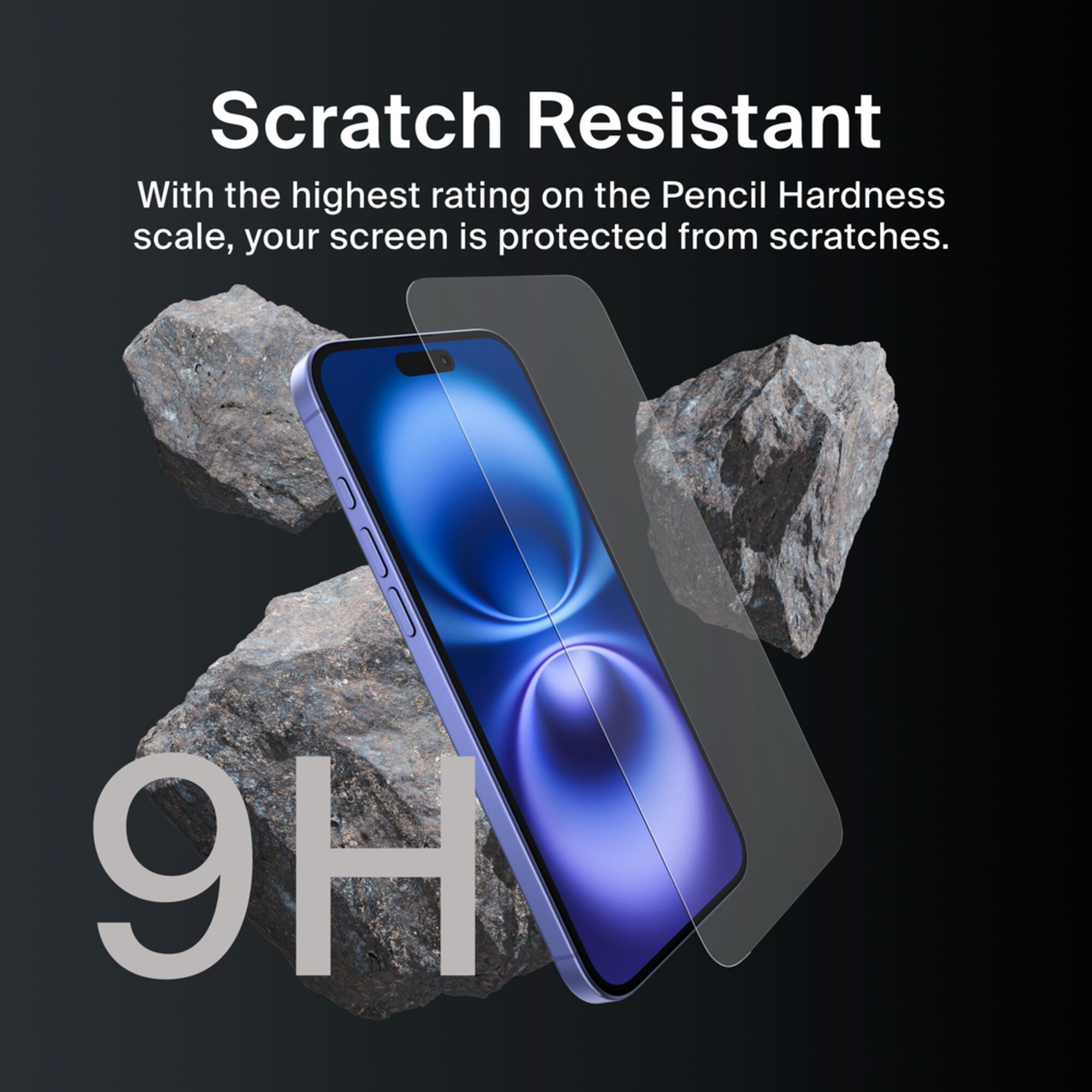 Belkin ScreenForce InvisiGlass Treated screen protector with Easy Align tray for iPhone 16 Plus, iPhone 15 Plus and iPhone 14 Pro Max. — view 5