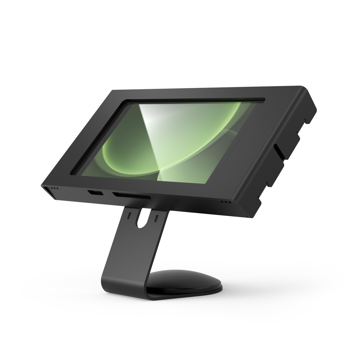 Compulocks Apex Galaxy Tab Active 3/5 8-Inch Enclosure with Core Counter Stand or Wall Mount, Black