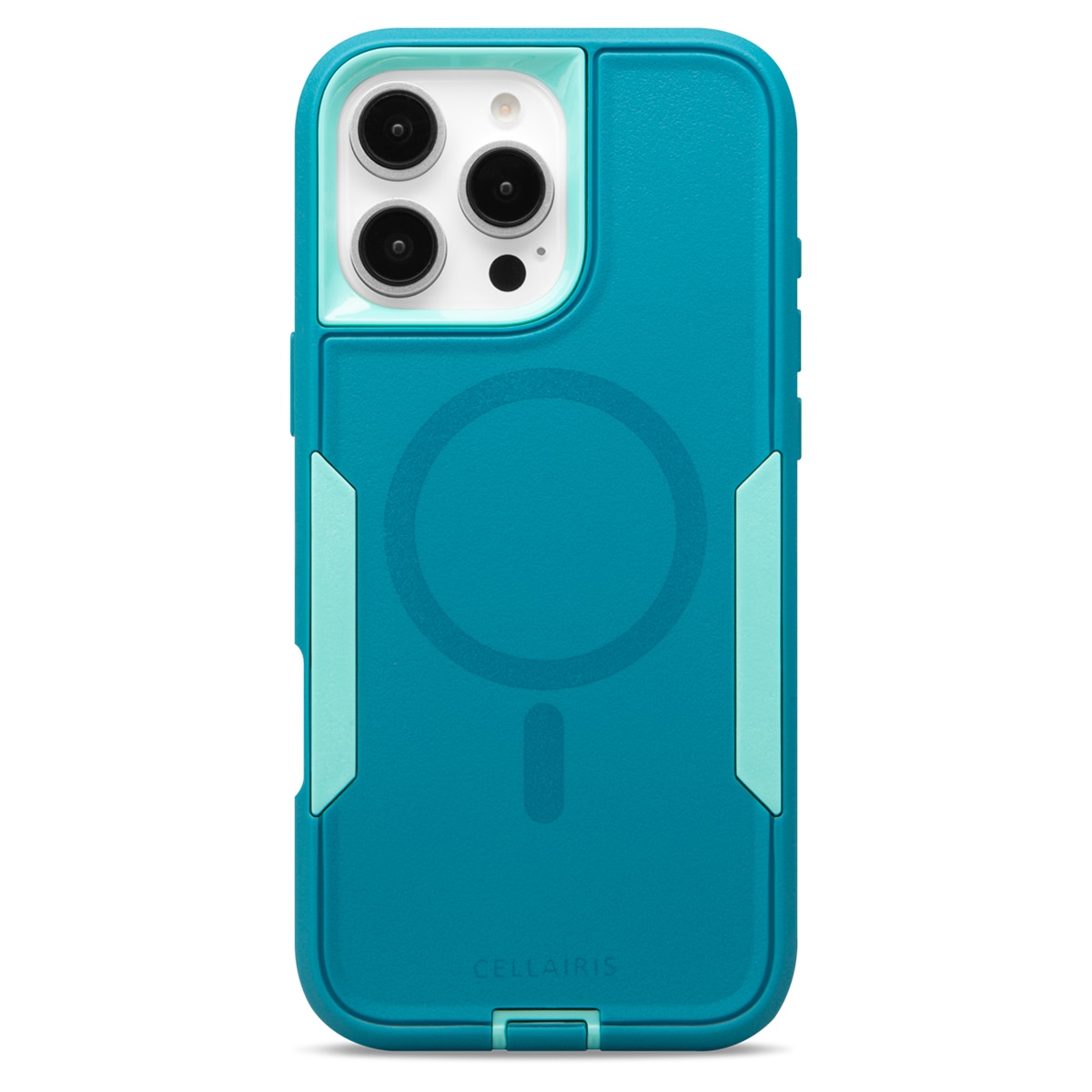 Cellairis Rapture Rugged Case for iPhone 16 Pro Max with MagSafe – Ocean Blue/Turquoise