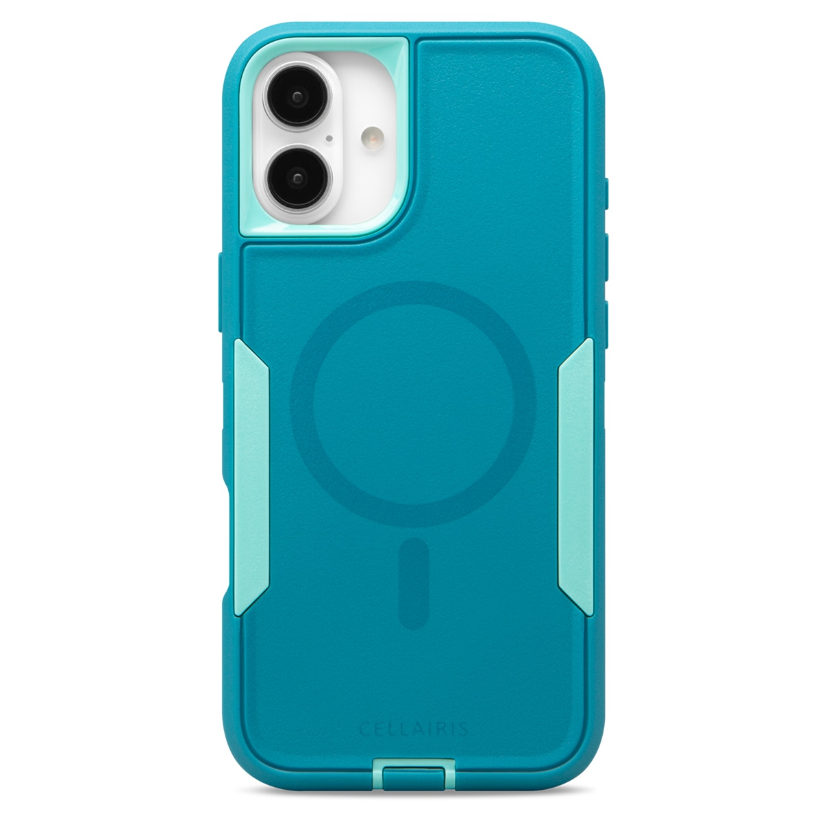 Cellairis Rapture Rugged Case for iPhone 16 Plus with MagSafe – Ocean Blue/Turquoise