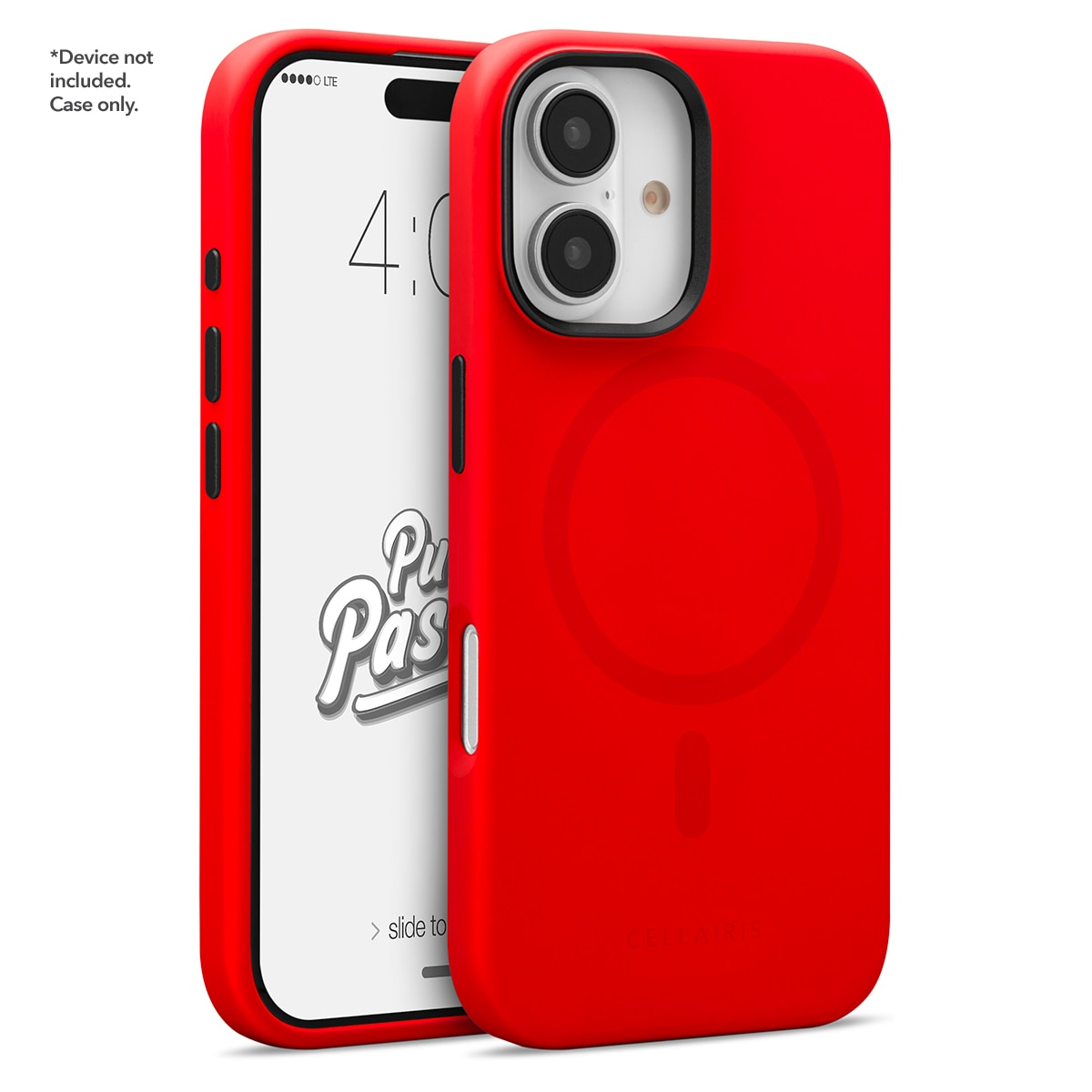 Red Velvet Cellairis Puff Pastry silicone MagSafe case for Apple iPhone 16. — view 2