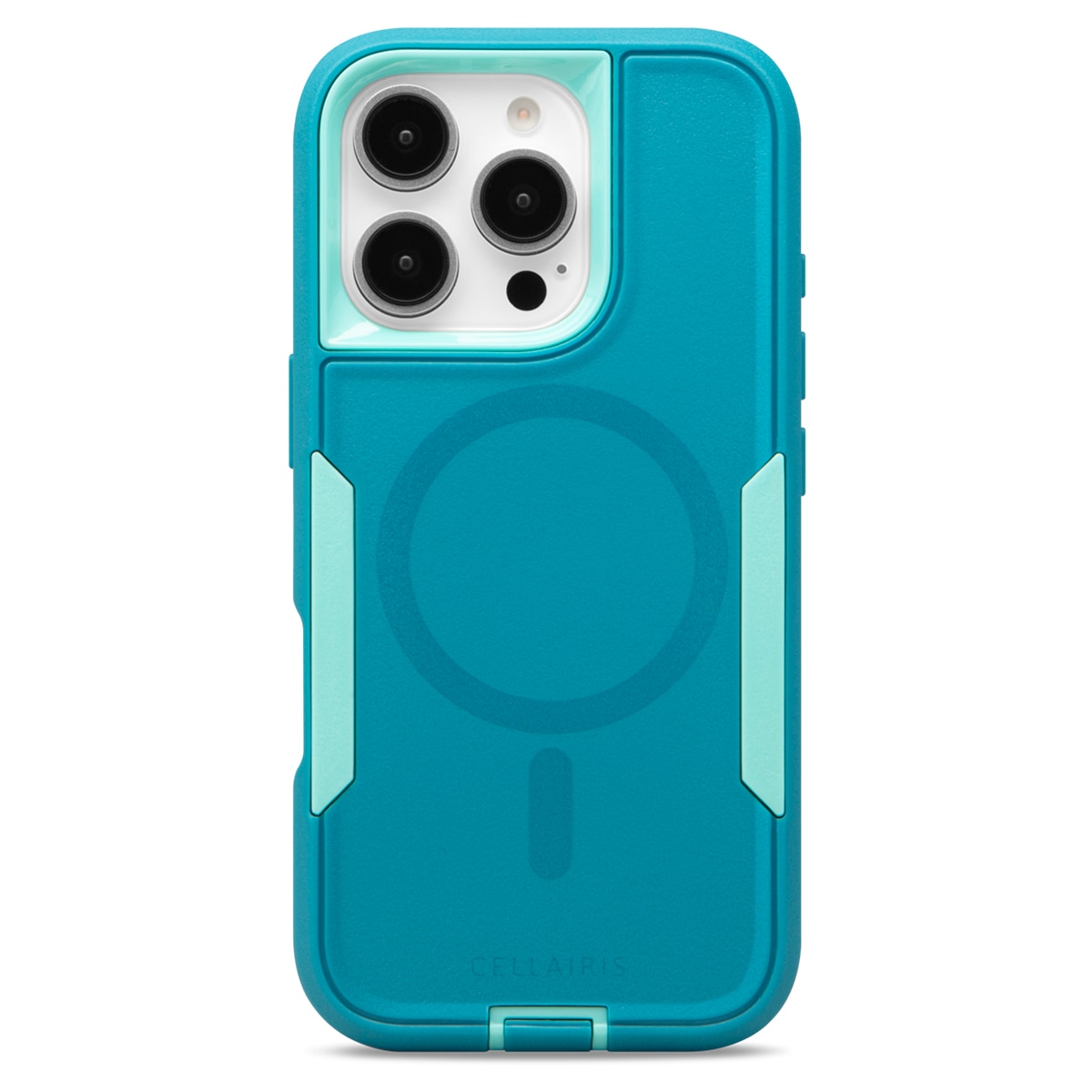 Cellairis Rapture Rugged Case for iPhone 16 Pro with MagSafe – Ocean Blue/Turquoise