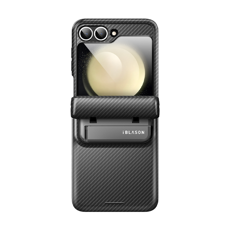 i-Blason Journey Case with Kickstand for Samsung Galaxy Z Flip6 and Z Flip5 - Black
