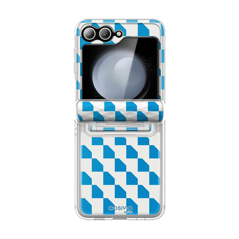 i-Blason Cosmo Classic Case for Samsung Galaxy Z Flip6 - Blue Checker