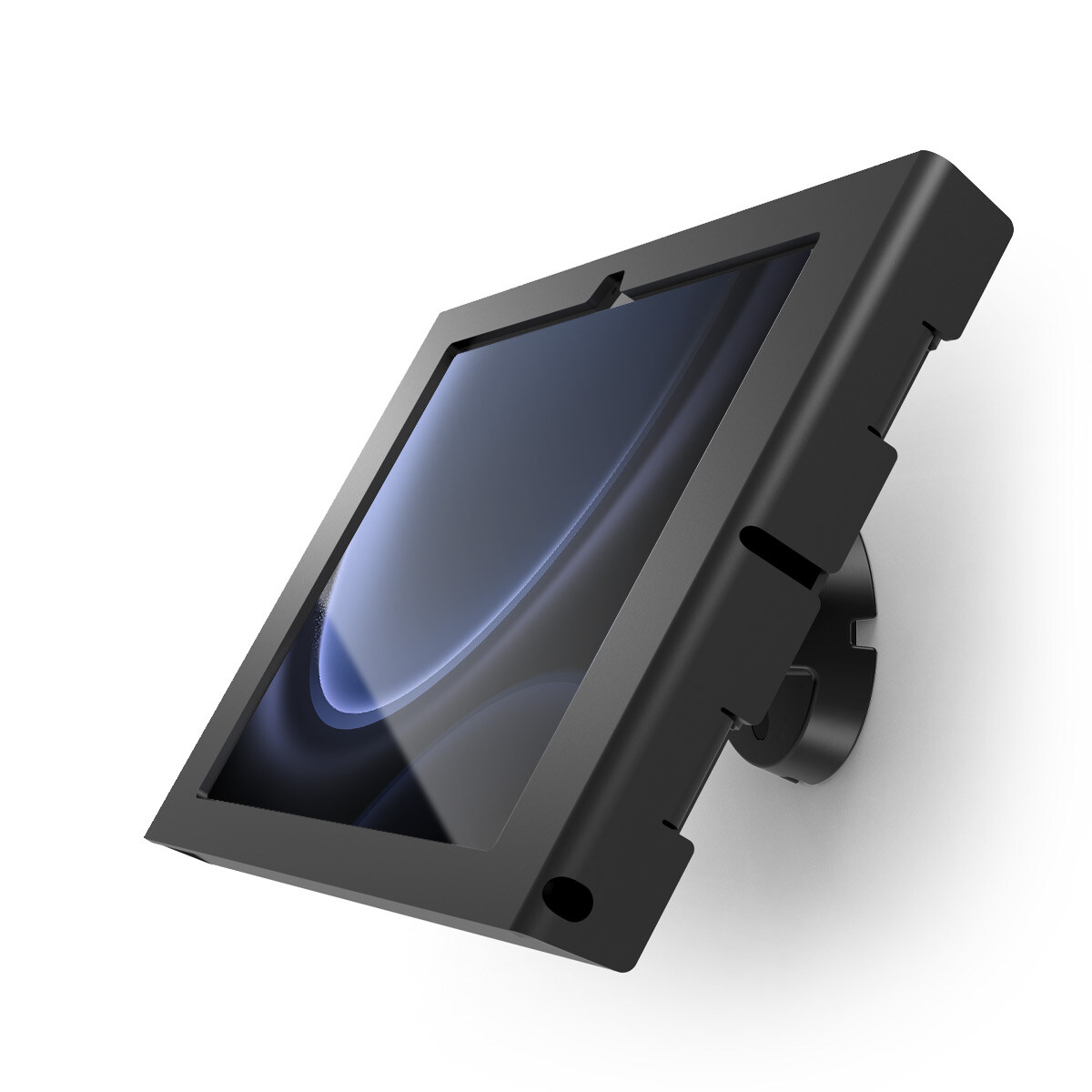 Compulocks Bow Tilting Wall Mount with Apex Enclosure for Galaxy Tab S9/S9 FE/S10 FE/S10 Lite/S11 - Black
