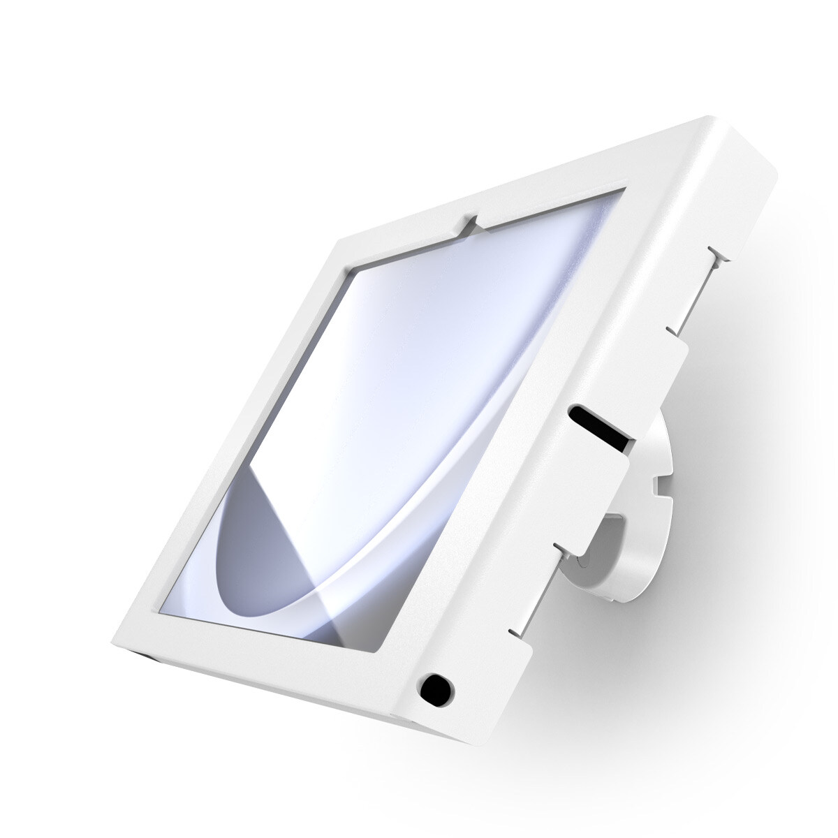 Compulocks Bow Tilting Wall Mount with Apex Enclosure for Galaxy Tab A9+/A11+ 11-inch - White