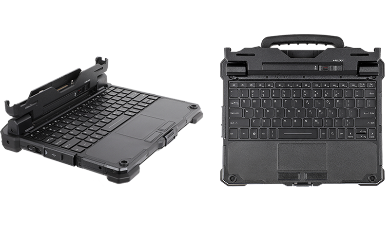 Getac ZX10 keyboard dock — view 2