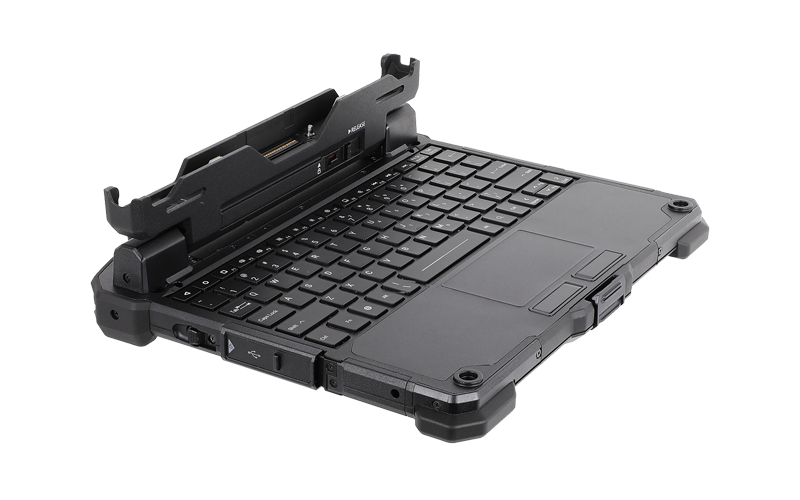 Getac Keyboard Dock for ZX10 Tablets - US Layout with Red Backlighting