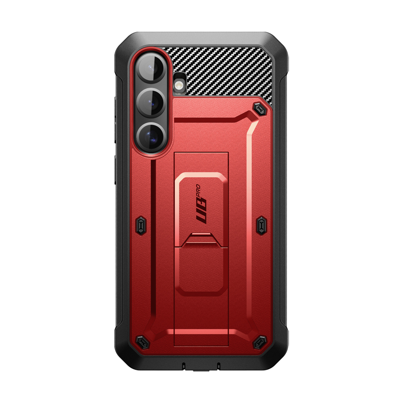 SUPCASE Unicorn Beetle Pro Rugged Case for Galaxy S25 - Metallic Red
