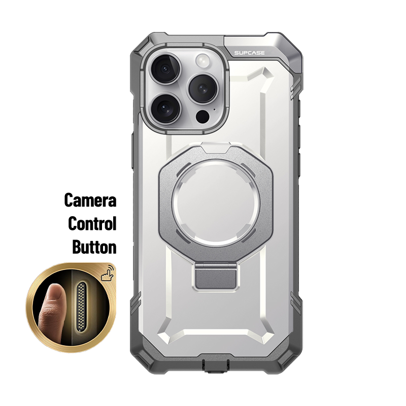 SUPCASE UB Grip MagSafe Case with Camera Control Button for iPhone 16 Pro Max – White