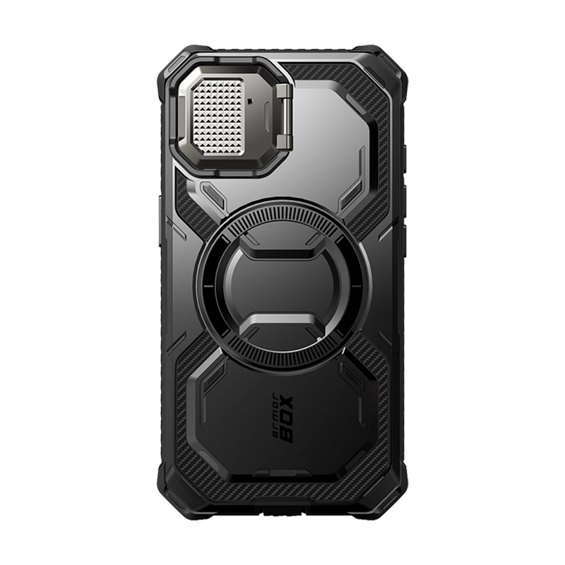 i-Blason Armorbox Full-Body Case with Kickstand for iPhone 16e - Black
