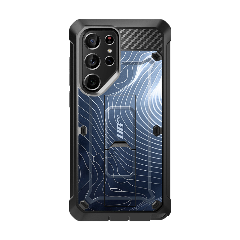 SUPCASE Unicorn Beetle PRO Rugged Case for Galaxy S24 Ultra - Blue Ripple