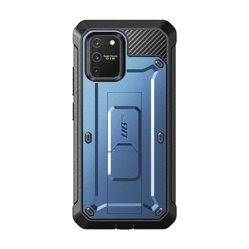 SUPCASE Unicorn Beetle Pro Full Body Rugged Holster Case for Galaxy S10 Lite - Metallic Blue