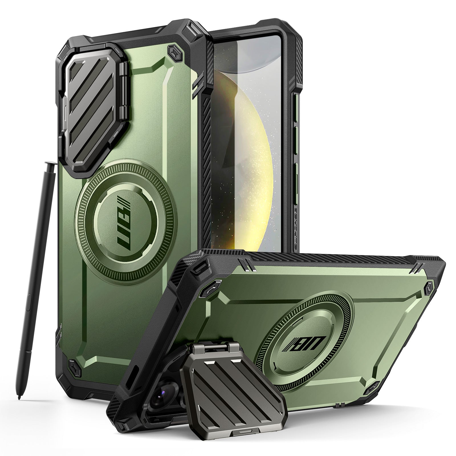 SUPCASE Unicorn Beetle MAG XT Bumper Case for Galaxy S25 Ultra - Dark Green