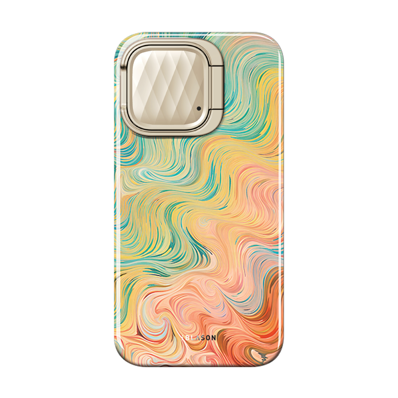 i-Blason Cosmo Mag MagSafe Case for iPhone 15, iPhone 14 and iPhone 13 (6.1-inch), Watercolor