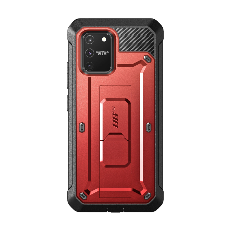 SUPCASE Unicorn Beetle Pro Rugged Holster Case for Samsung Galaxy S10 Lite - Metallic Red