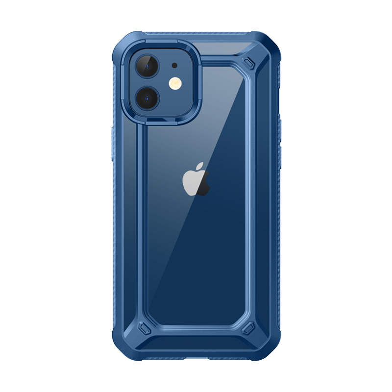 SUPCASE Unicorn Beetle Exo Clear Case for iPhone 12 mini (5.4-Inch), Blue