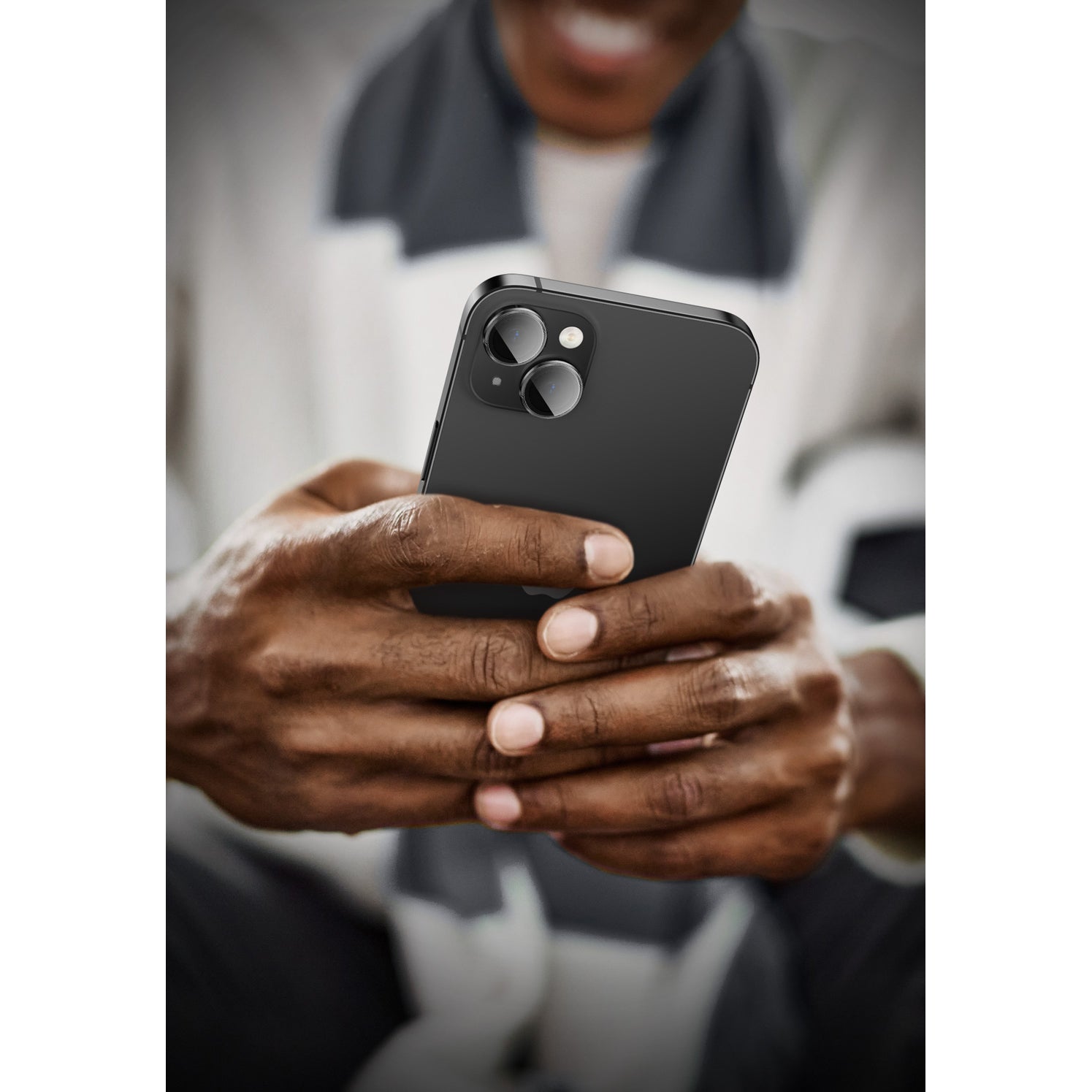 i-Blason black tempered glass camera lens protector for iPhone 15 and iPhone 15 Plus. — view 7