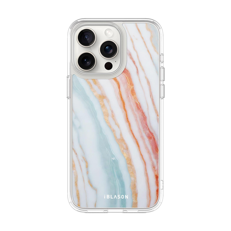 i-Blason Halo Mag MagSafe Case for iPhone 14 Pro Max - Marble Rainbow